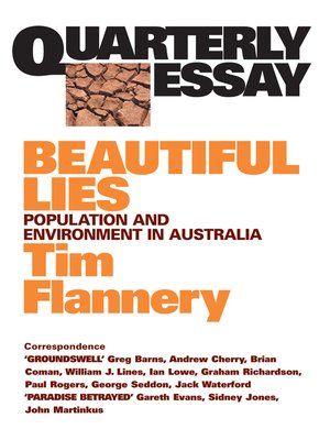 cover image of Quarterly Essay 9 Beautiful Lies